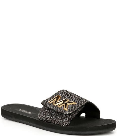 michael kors bling slides.